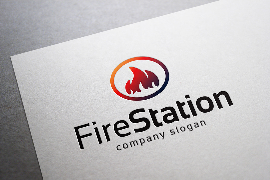 Fire Station Logo in Logo Templates - product preview 8