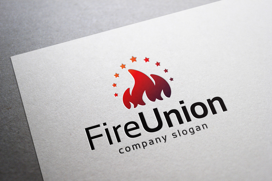 Fire Union Logo in Logo Templates - product preview 8