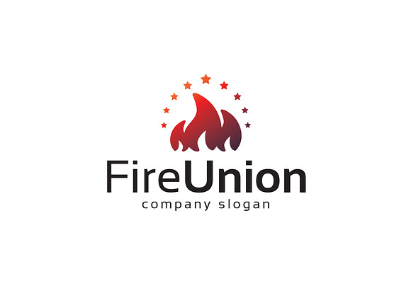 Fire Union Logo in Logo Templates - product preview 1