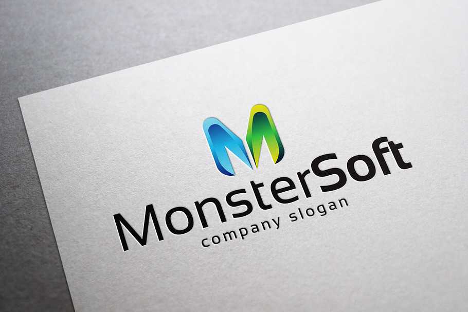 Monster Soft Logo in Logo Templates - product preview 8