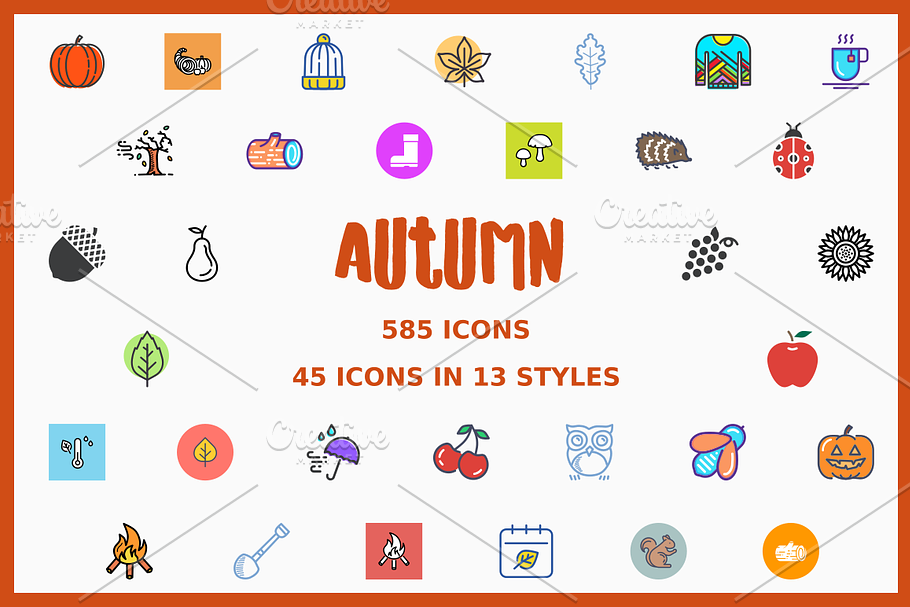 Autumn Icon Bundle
