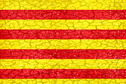 Catalunya Grunge Style Flag