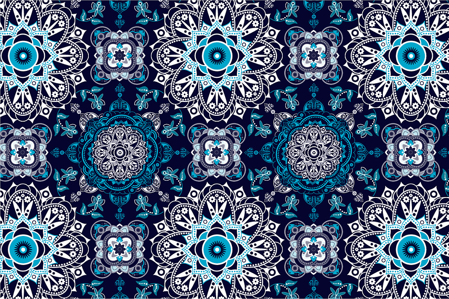 Ornamental seamless pattern in Patterns - product preview 8