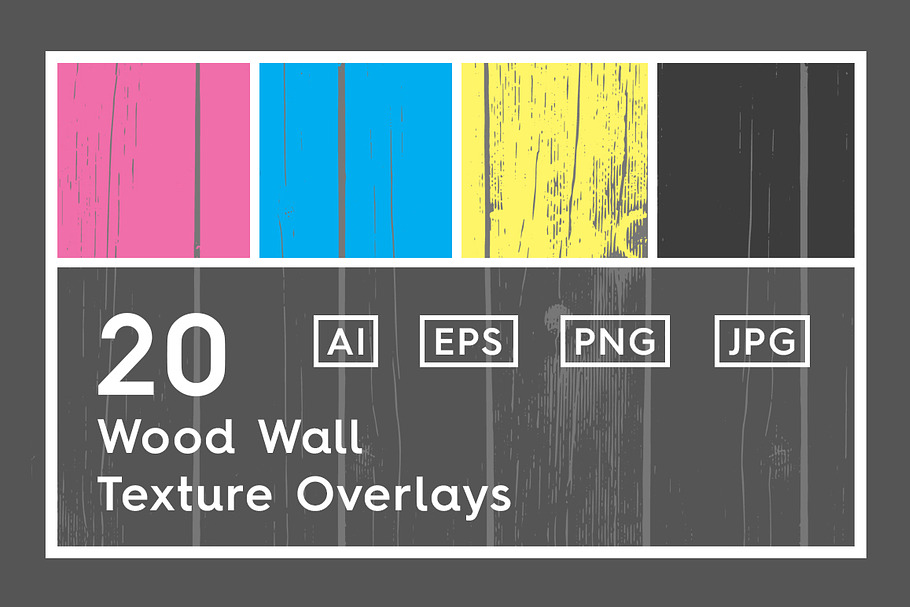20 Wood Wall Texture Overlays in Textures - product preview 8