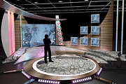 Virtual TV Studio Chat Set 11