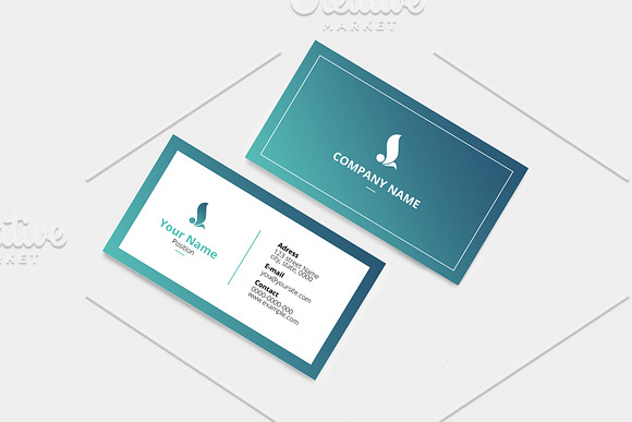 Business Card Template-V15 in Business Card Templates - product preview 2