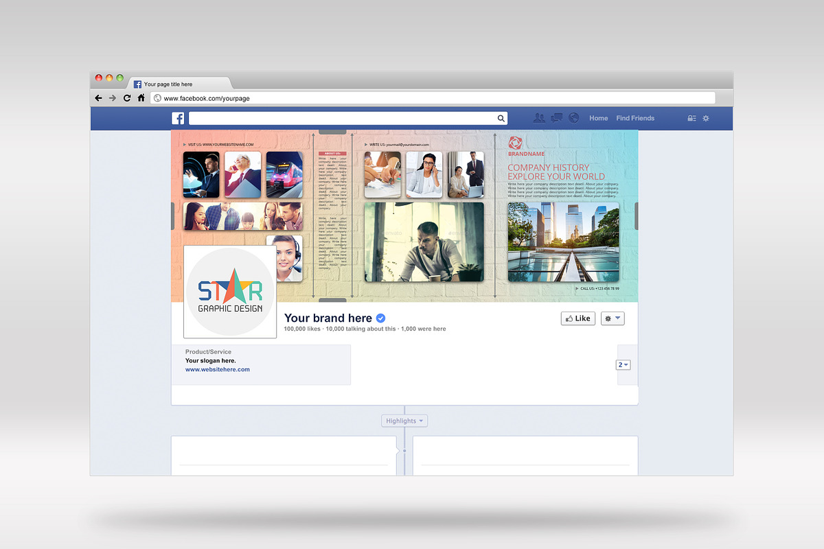Facebook Timeline Cover New PHOTO in Facebook Templates - product preview 8