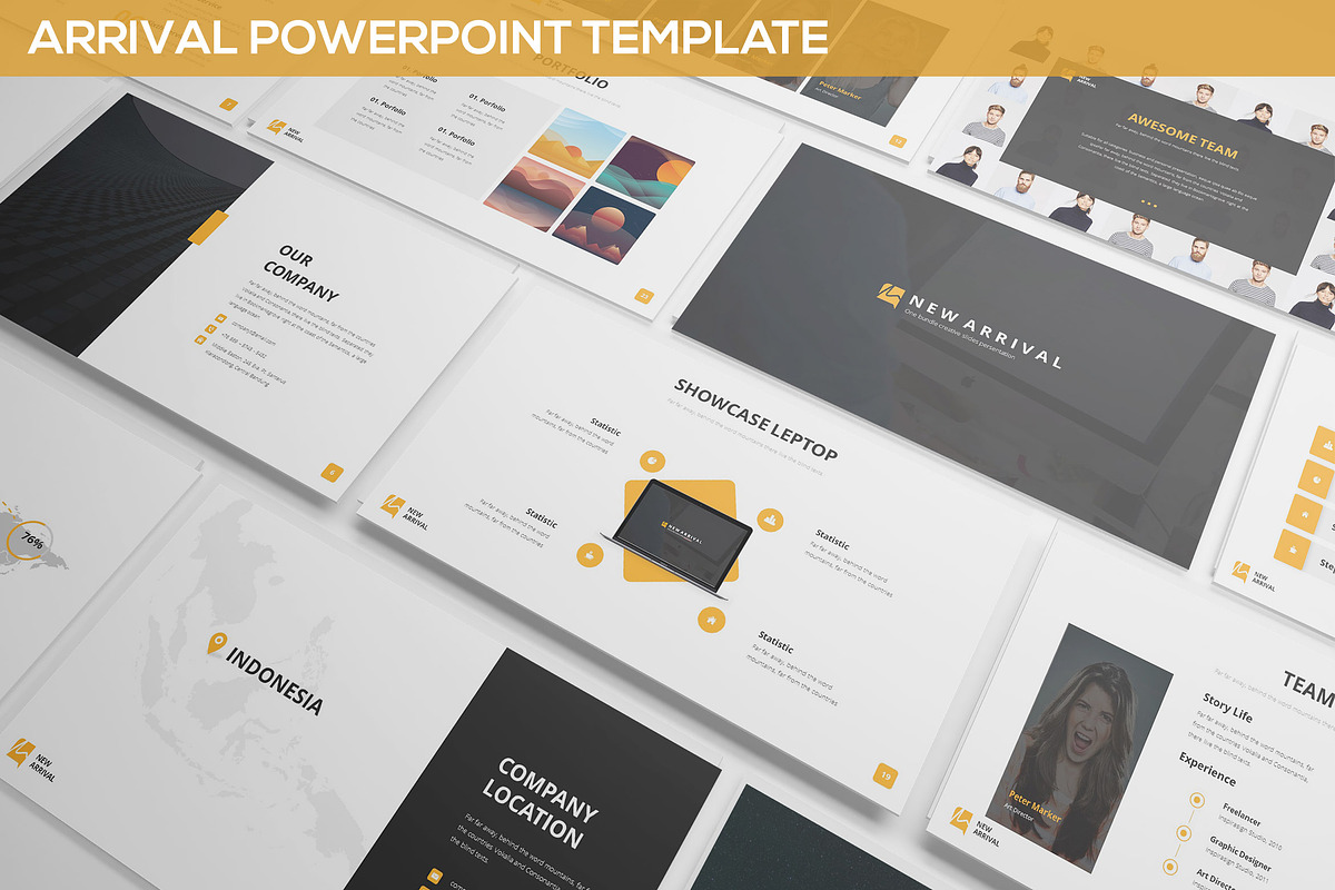 Arrival Powerpoint Template in PowerPoint Templates - product preview 8