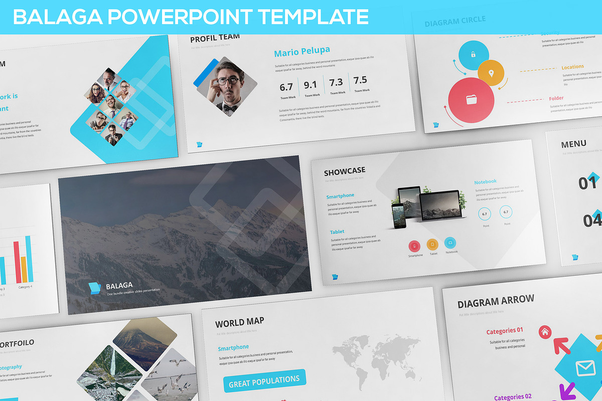 Balaga Powerpoint Template in PowerPoint Templates - product preview 8