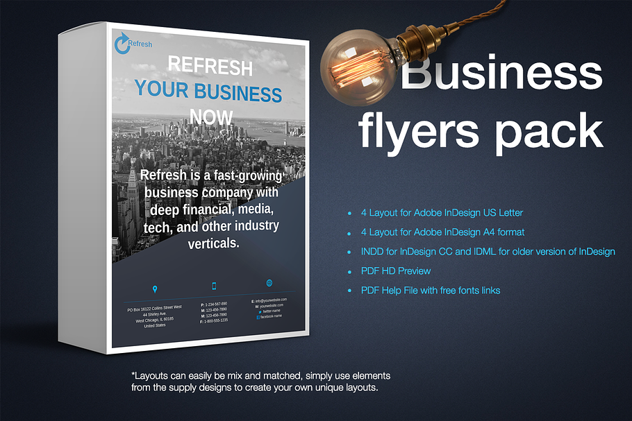 Multipurpose Business Flyer Pack v.2 in Flyer Templates - product preview 8