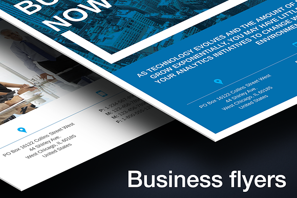 Multipurpose Business Flyer Pack v.2 in Flyer Templates - product preview 6