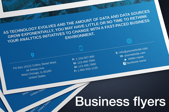 Multipurpose Business Flyer Pack v.2 in Flyer Templates - product preview 11