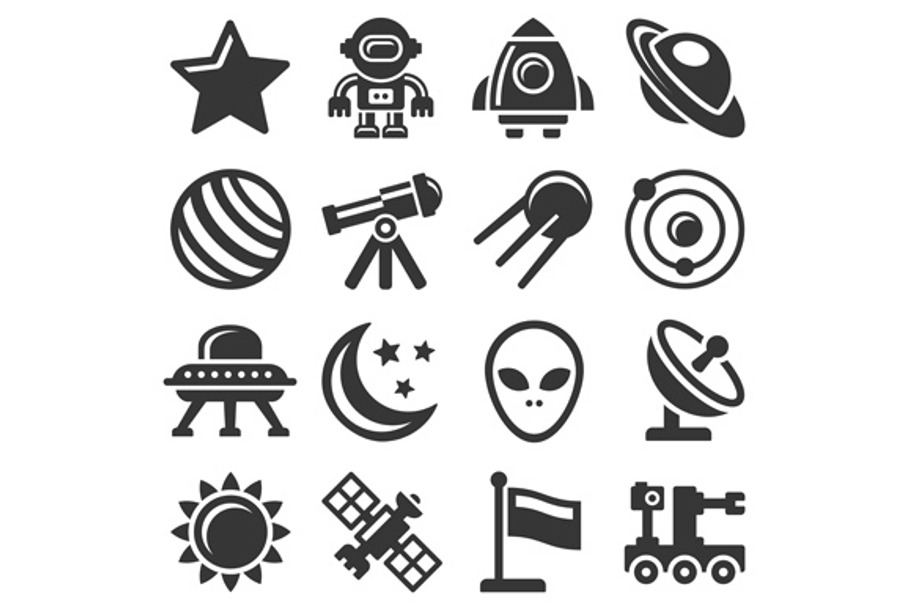 Space Icons Set in Icons - product preview 8