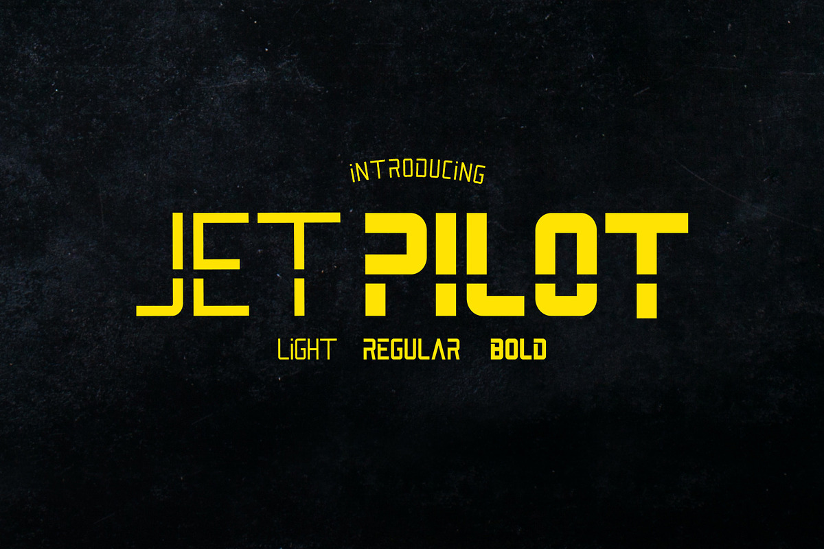 Jet Pilot - Sans Family in Sans-Serif Fonts - product preview 8