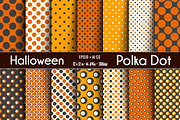 Halloween Polka Dot