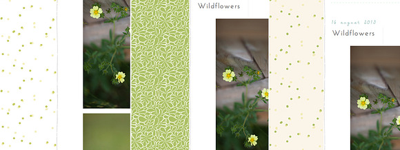 Lemon Lime 9 web tiles & digi papers in Patterns - product preview 1