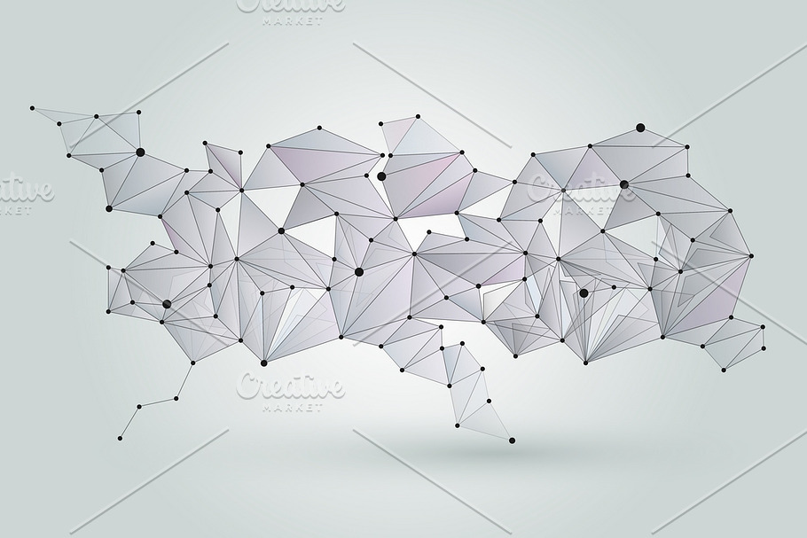 Abstract network background in Illustrations - product preview 8
