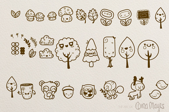 Nature Friends Vector Pack in Illustrations - product preview 1