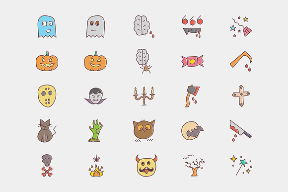 Halloween Doodles in Graphics - product preview 3