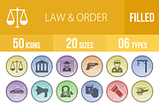 50 Law & Order Low Poly Icons