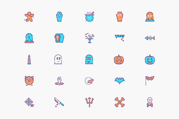 Halloween Icons in Graphics - product preview 2
