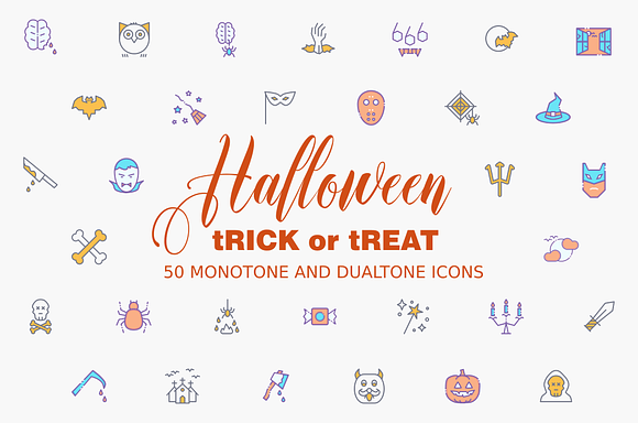 Halloween Icons in Graphics - product preview 4
