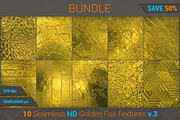 Golden Foil HD Texture Bundle (v 3)