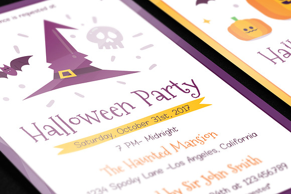 Halloween Party Poster Vol.01 in Flyer Templates - product preview 3