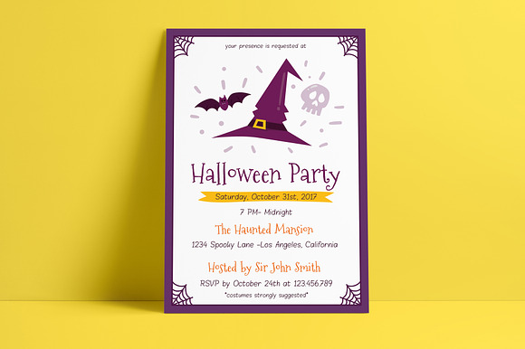 Halloween Party Poster Vol.01 in Flyer Templates - product preview 4