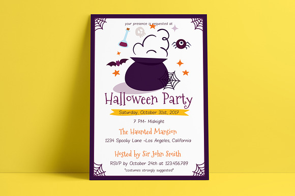 Halloween Party Poster Vol.01 in Flyer Templates - product preview 6
