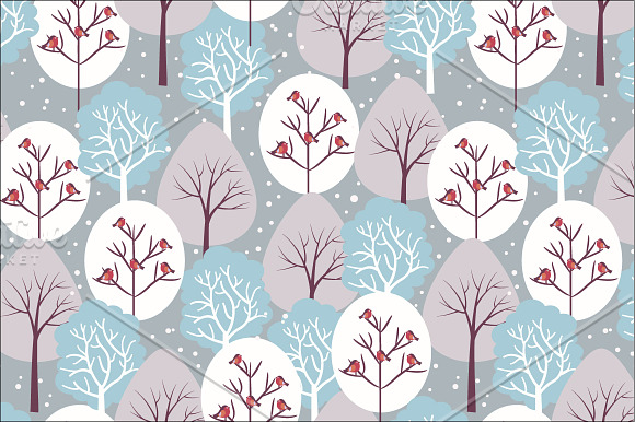 Winter and Christmas patterns in Patterns - product preview 1