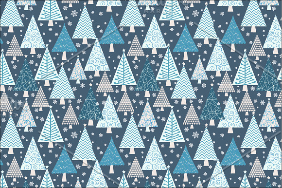 Winter and Christmas patterns in Patterns - product preview 4