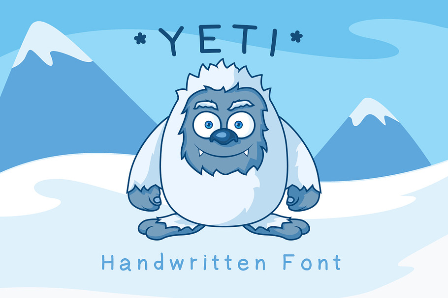 Yeti  in Display Fonts - product preview 8