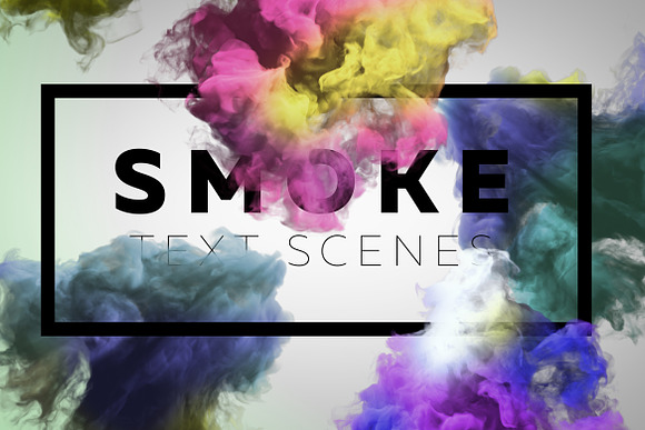 Smoke Text Scenes in Graphics - product preview 2