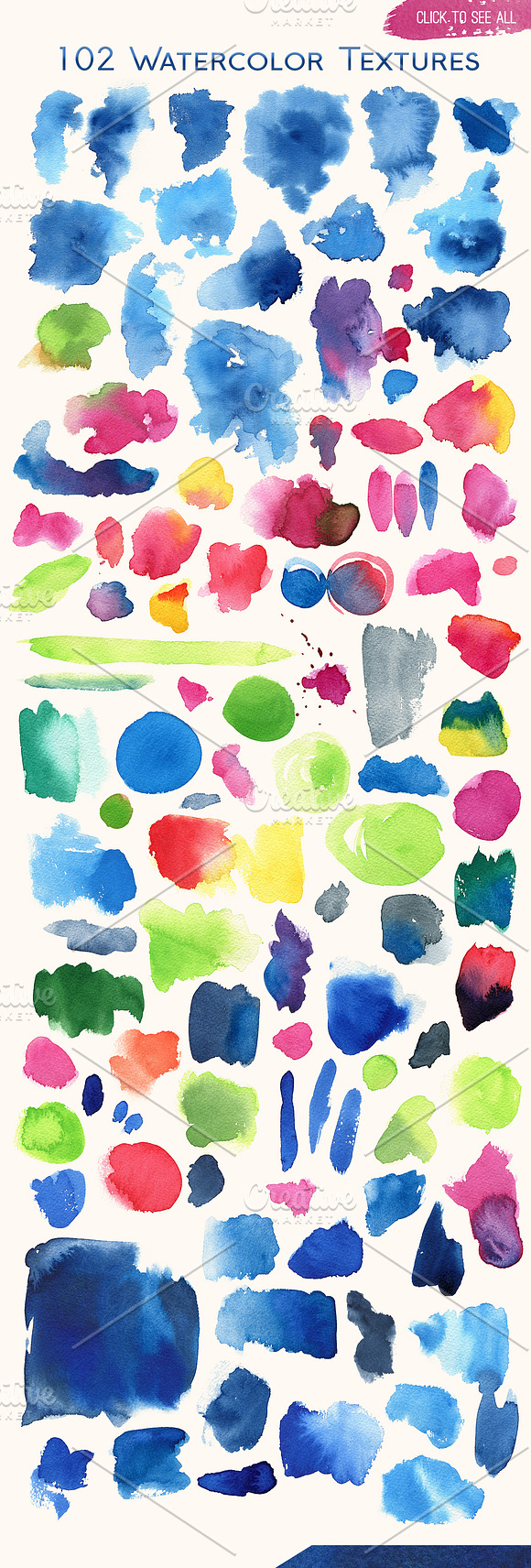 102 Watercolor Goodies! Quick! in Textures - product preview 1