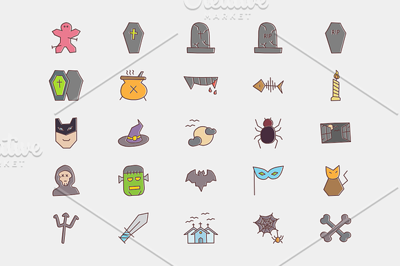 Halloween Icon Bundle in Graphics - product preview 2
