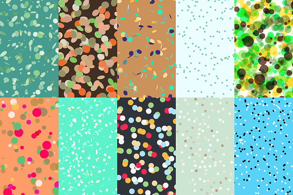 180 Confetti Dots Backgrounds in Patterns - product preview 4