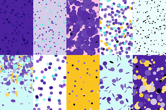180 Confetti Dots Backgrounds in Patterns - product preview 6