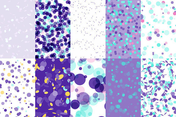 180 Confetti Dots Backgrounds in Patterns - product preview 9