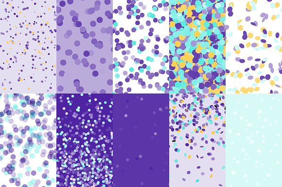180 Confetti Dots Backgrounds in Patterns - product preview 10