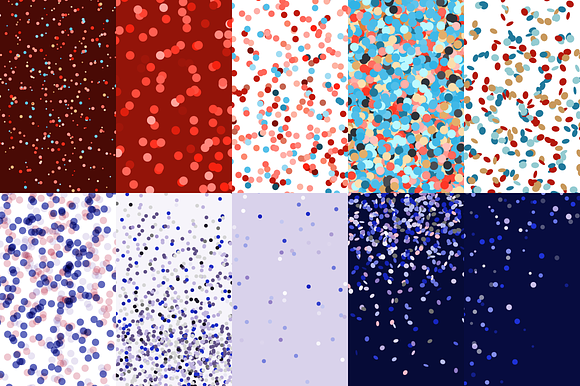 180 Confetti Dots Backgrounds in Patterns - product preview 15
