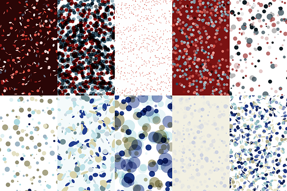 180 Confetti Dots Backgrounds in Patterns - product preview 16