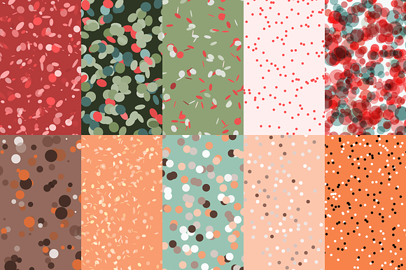 180 Confetti Dots Backgrounds in Patterns - product preview 19