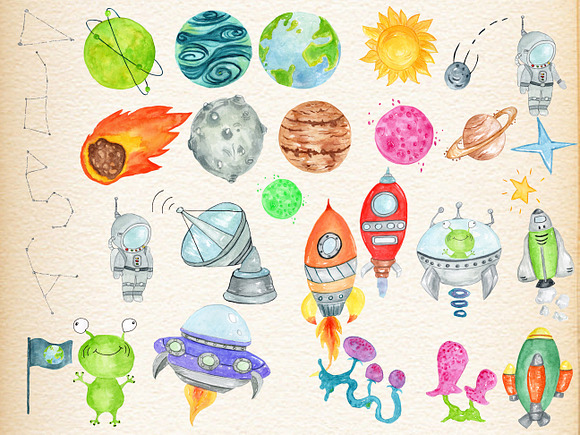 Astronaut clipart in Illustrations - product preview 1