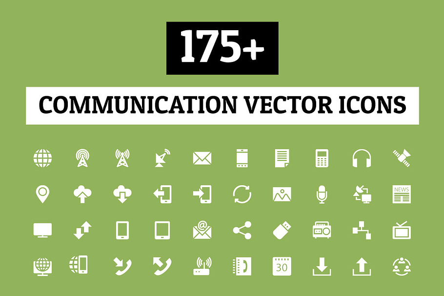 175+ Communication Vector Icons in Communication Icons - product preview 8