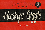 Husky Giggle - Handwriting Font