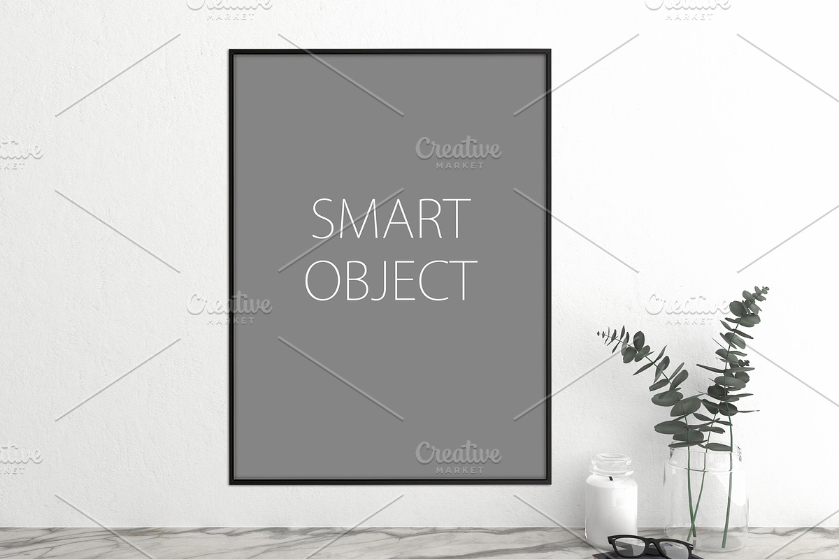 Vertical frame mockup - art display in Mockup Templates - product preview 8