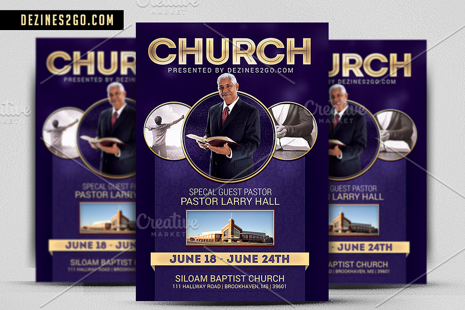 The Church Flyer Template Psd in Flyer Templates - product preview 8
