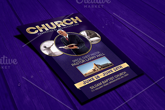 The Church Flyer Template Psd in Flyer Templates - product preview 1