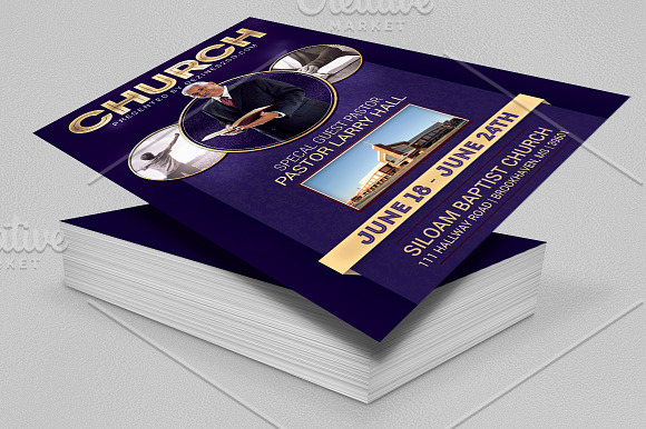 The Church Flyer Template Psd in Flyer Templates - product preview 3